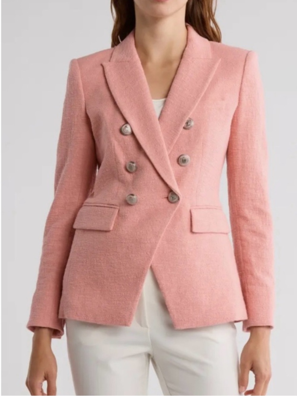 Veronica Beard Miller Dickey Jacket in Rosebloom